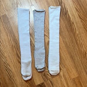 AFO Smartknit Seamless Socks - White and Gray